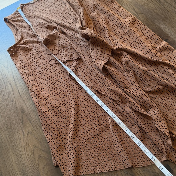 Soft Surroundings Faux Suede Laser Cut Vest - Picture 7 of 12